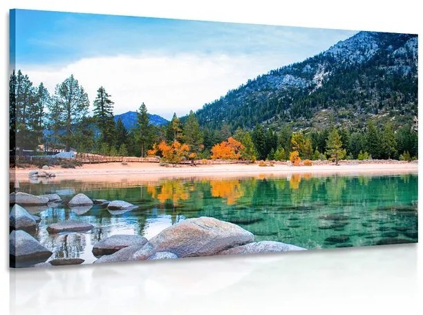 Stampa su tela – Lago in natura splendida