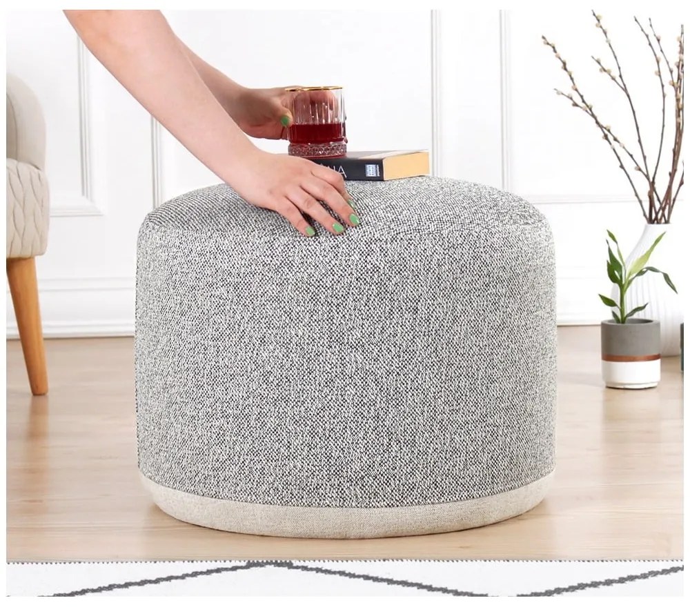 Sgabello grigio chiaro Cedre - Artie