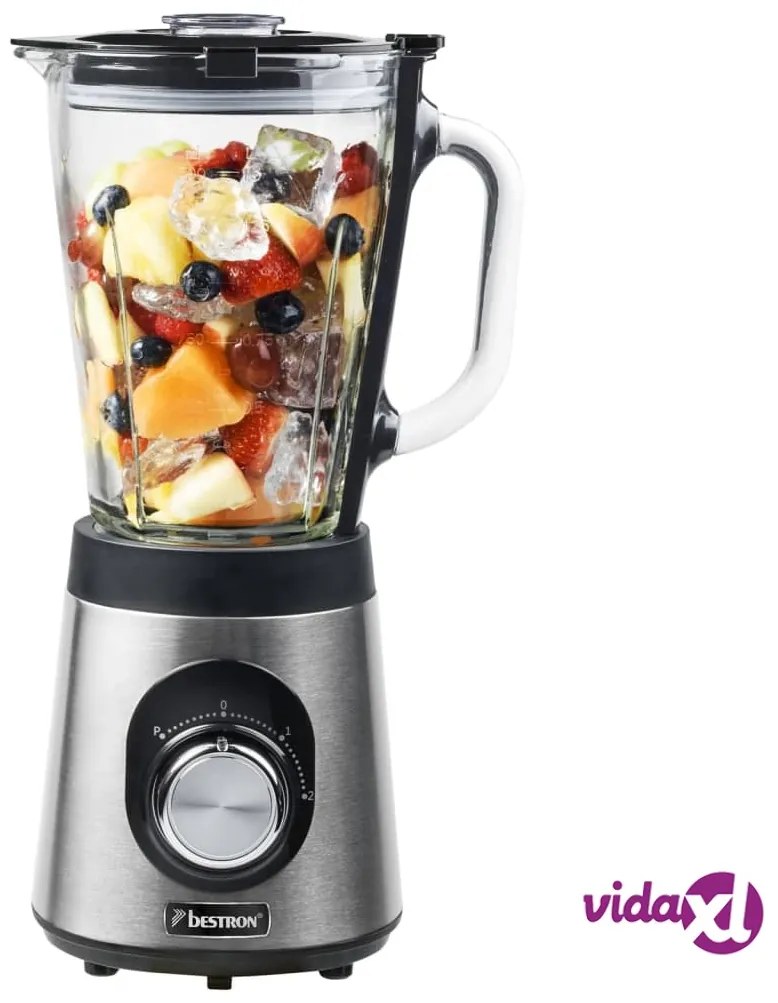 Bestron Frullatore ABL800STE 1,5 L 500 W in Acciaio Inox