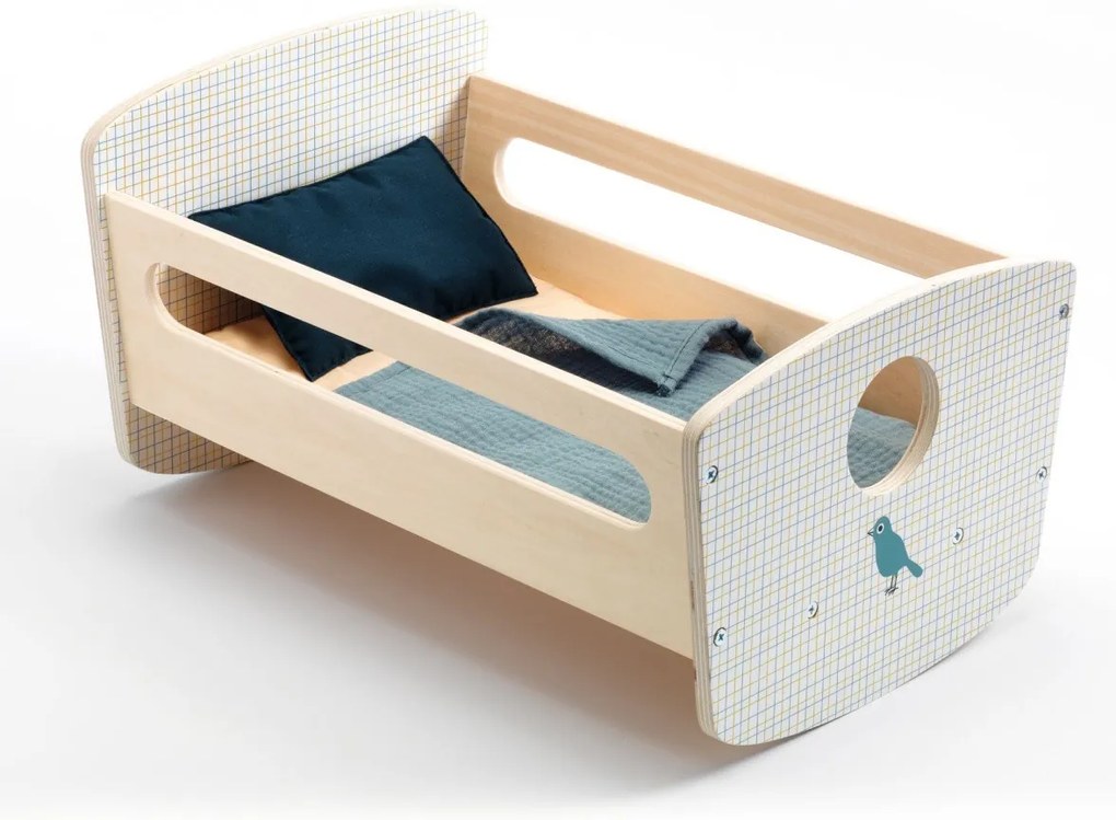 Baby Pomea - culla in legno per bambole