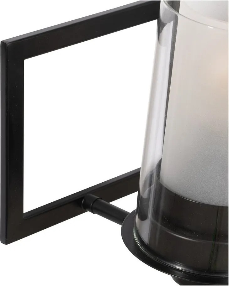 Lampada da parete in bianco e nero - Ixia