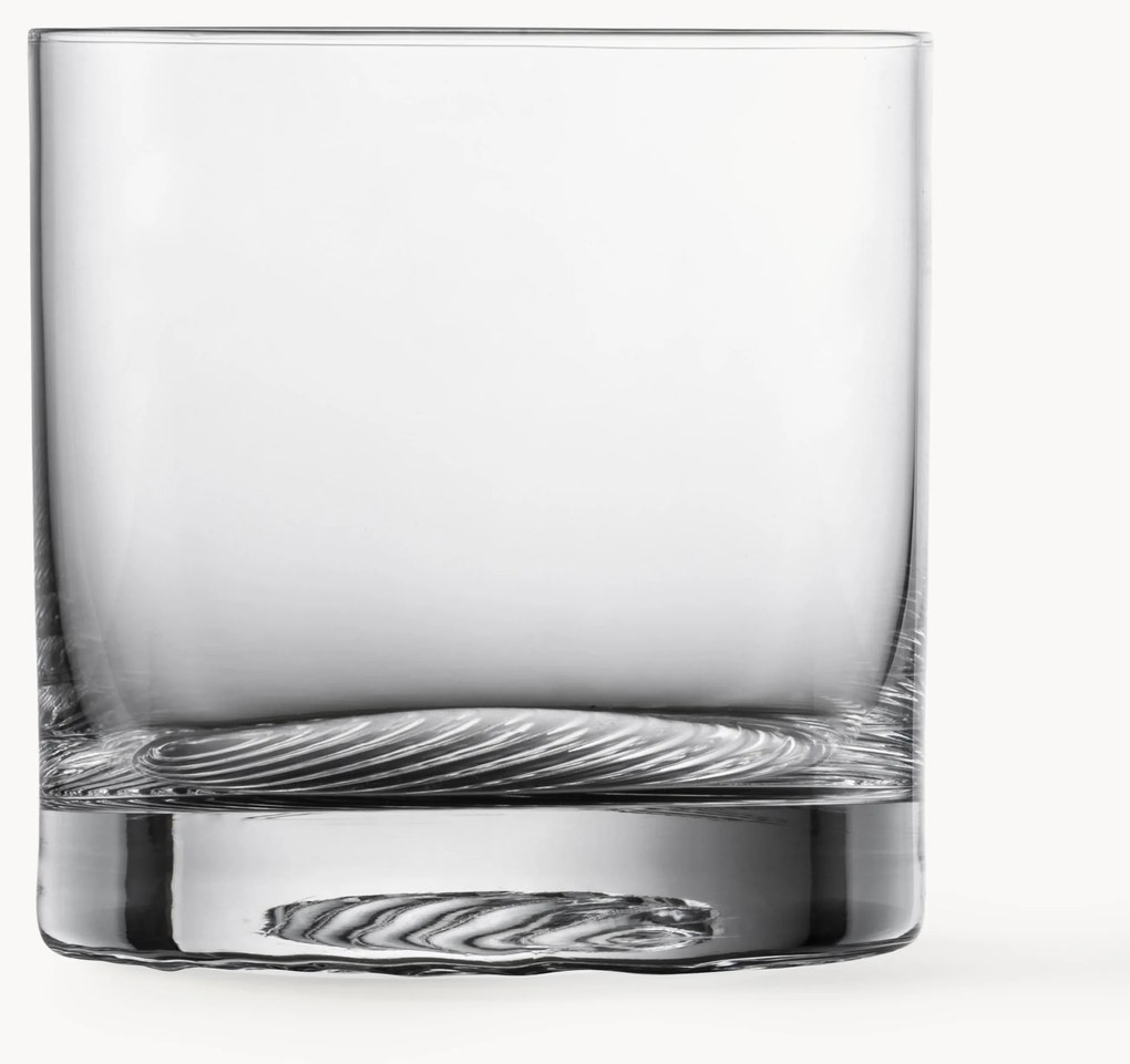 Set di 4 bicchieri da whisky in cristallo Echo