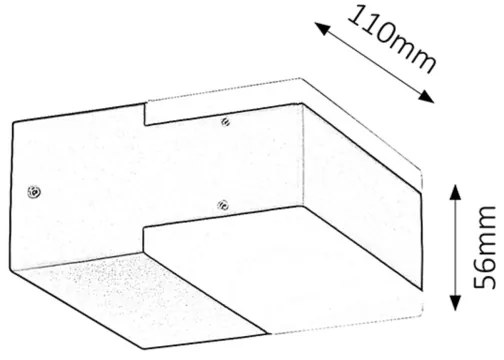 Rabalux 8060 - Applique a LED da esterno BONA 2xLED/4,5W
