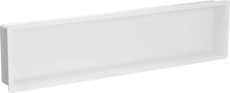 Mexen X-Wall-K mensola a nicchia in conglomerato 122,7 x 30,7 cm, bianca - 1900123010