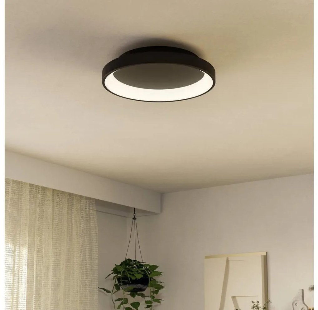 Eglo 901251 - Plafoniera LED dimmerabile LORETELLO LED/12W/230V nero + +TC