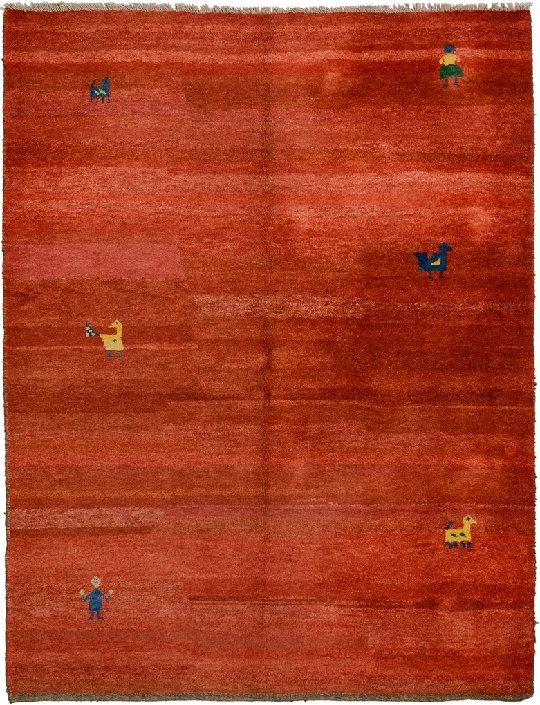 Gabbeh Tappeto 230 x 170 (Iran) Annodato A Mano