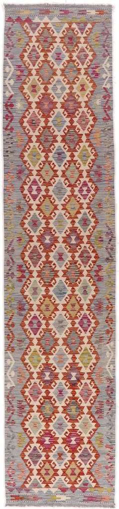 Kilim Tappeto orientale 390 x 90 (Afghanistan) Tessuto A Mano
