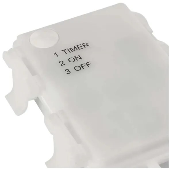 Decorazione natalizia a LED per esterni 100xLED/3xAA bianco caldo IP44