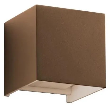 Ideal Lux - Applique a LED da esterno ATOM LED/12W/230V IP54 marrone