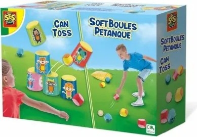 Gioco di abilità SES Creative Chamboule-tout and soft petanque balls