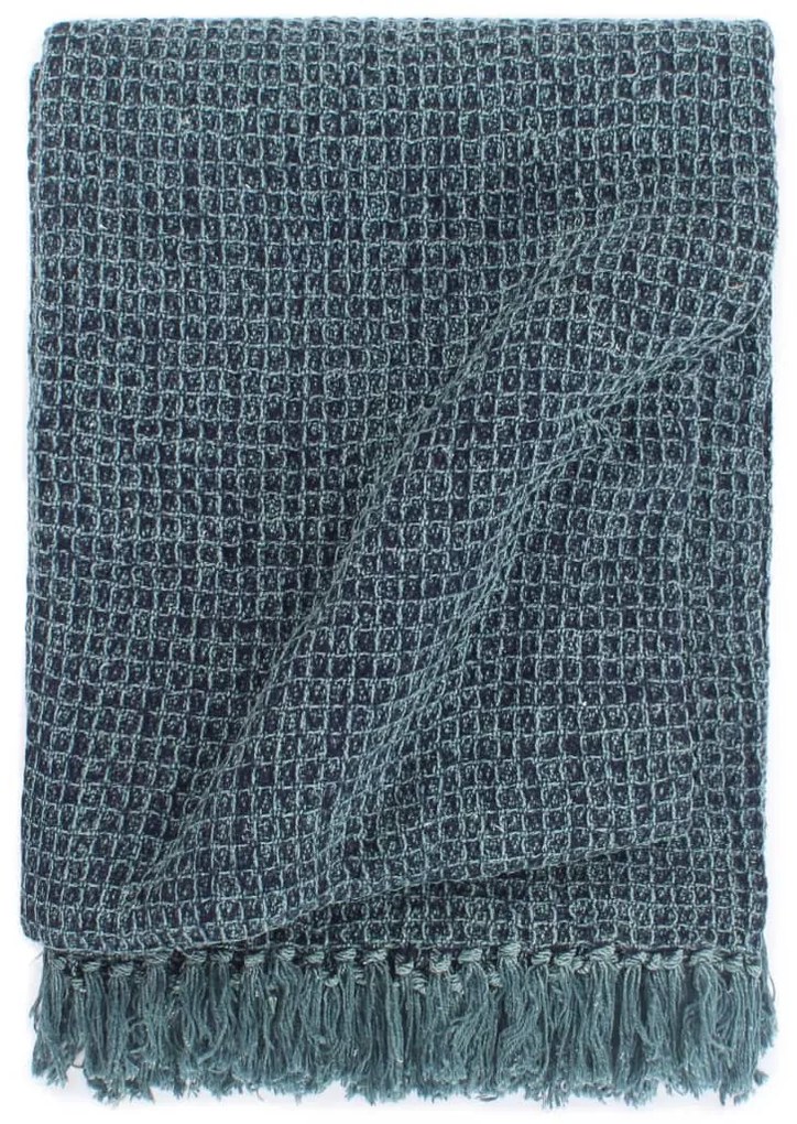 Copriletto İn Cotone 125x150 Cm Indaco /