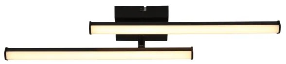 Globo 67342-12 - Plafoniera LED KIRINA LED/12W/230V 3000K nero