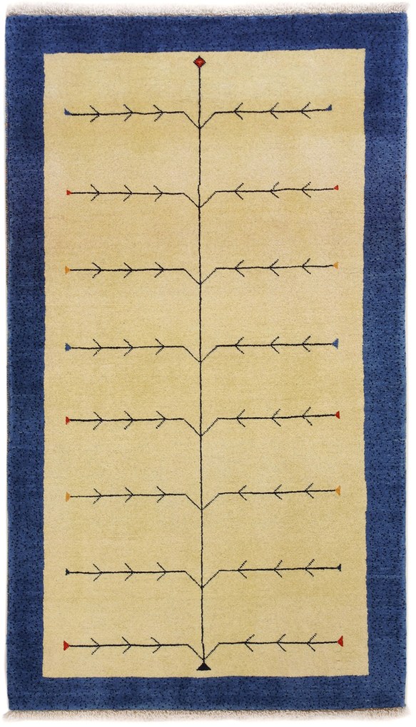Rizbaft Tappeto 80 x 140 (Iran) Annodato A Mano