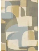 Jannelli & Volpi Wandbild Pacha - Yellow Blue Panel 3