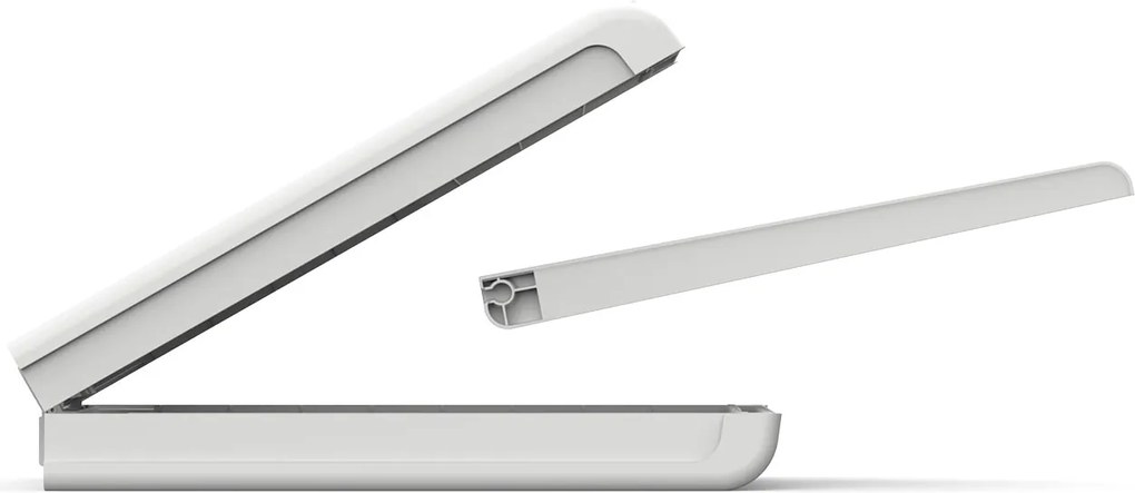 Lettino da Giardino Prendisole 187,5x58x29 cm Reclinabile in 4 Posizione Keter Mallorca Effetto Juta Bianco...