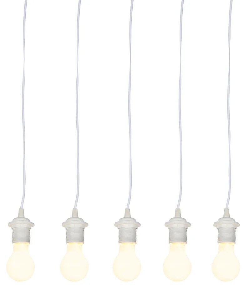 Set di 5 portalampada mobili incl. lampadine A60 - Move