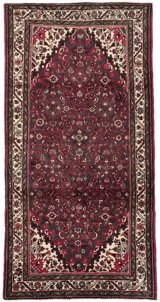 Hamedan Tappeto 110 x 210 (Iran) Annodato A Mano