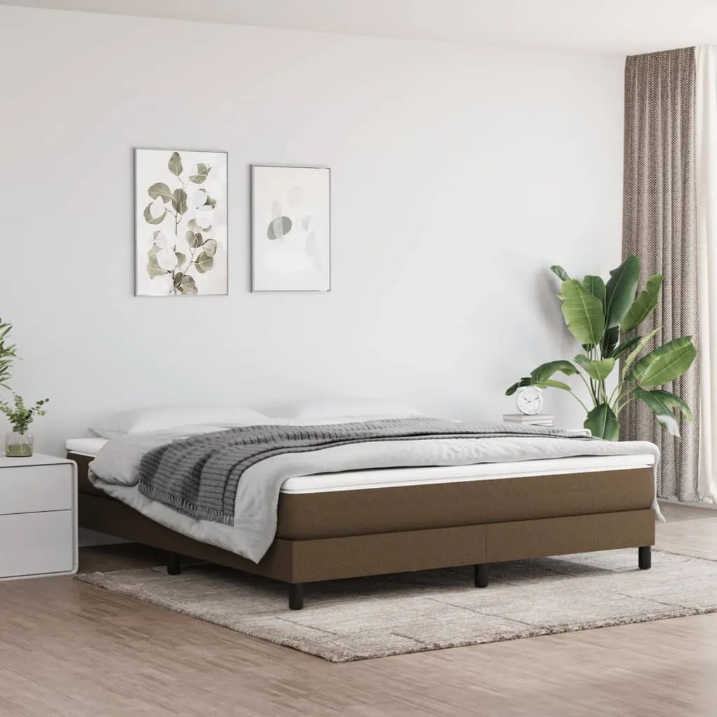 Materasso A Molle Insacchettate Marrone Scuro 180x200x20 Cm /