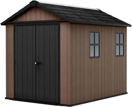 Casetta Da Giardino In Resina Newton Plus 759/975 Effetto Legno Keter