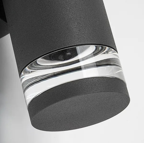 Rabalux 77072 - Applique da esterno TORNIO 2xGU10/10W/230V IP54 antracite