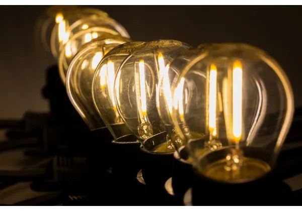 Catena decorativa da esterno MIMOSA 20xE27/1,3W/230V IP44 10m