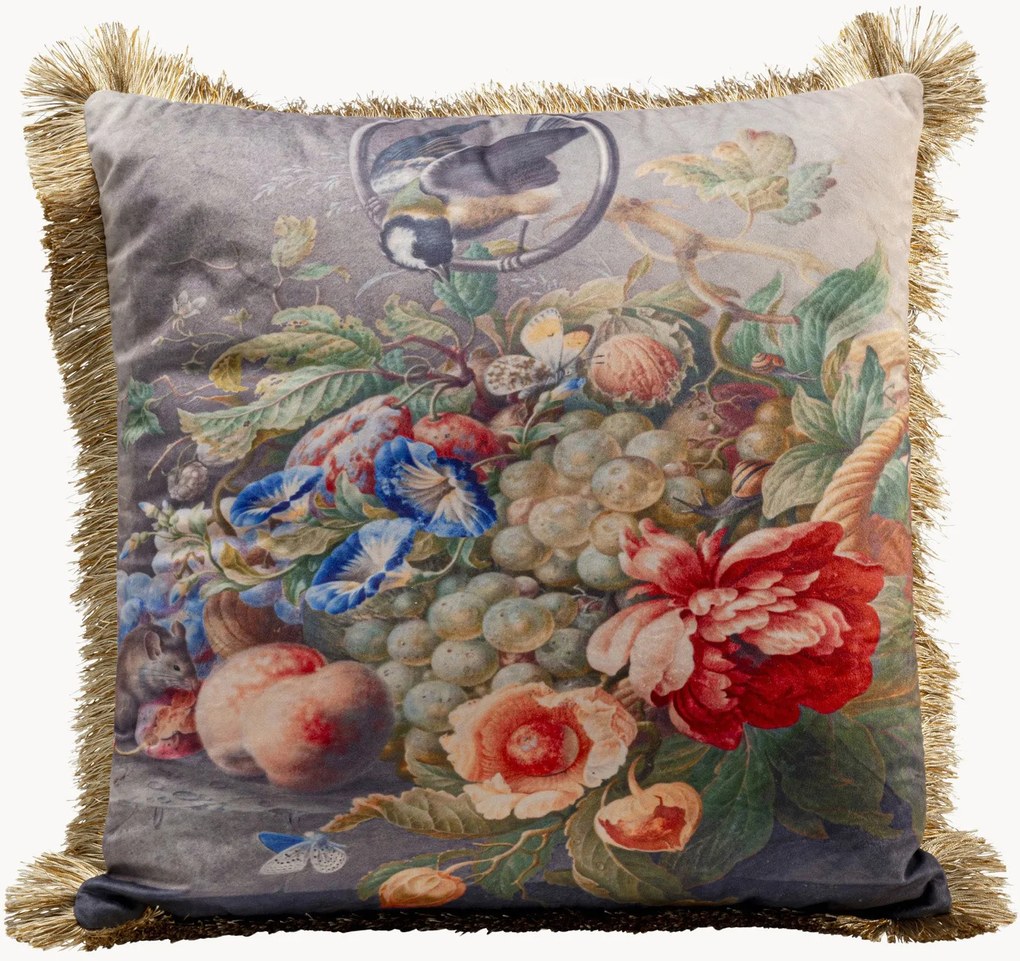 Cuscino in velluto Romantic Still Life