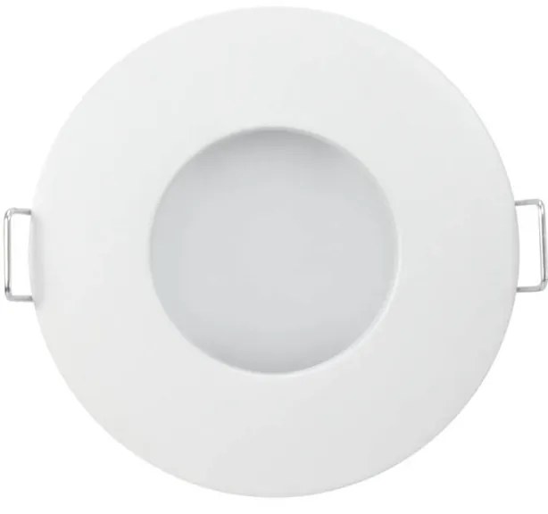 Portafaretto IP65 Tondo da Incasso per GU10 Foro Ø70mm Bianco