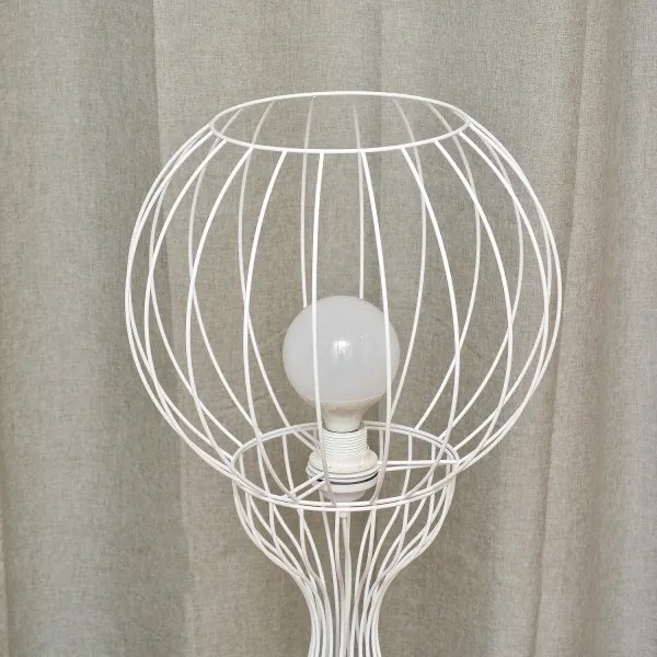 Lampada da terra MERCURE 1xE27/15W/230V bianca