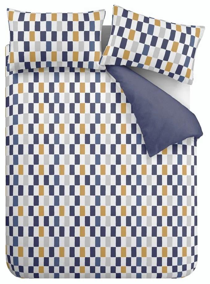 Biancheria in cotone per letto matrimoniale 200x200 cm Oblong Checkerboard - Content by Terence Conran