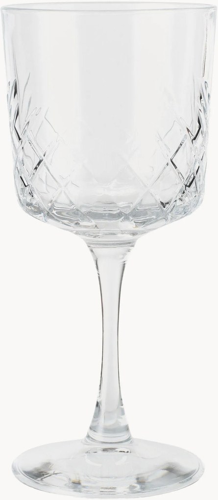 Set di 4 bicchieri da vino Line