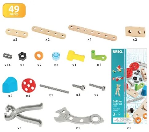 Brio Builder - Starter set costruzioni - 48 pezzi