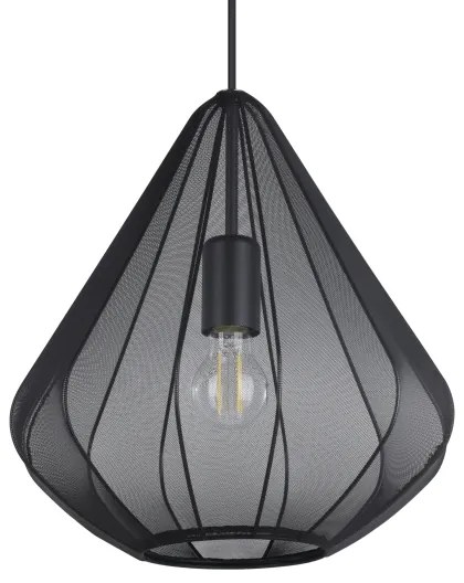 Eglo 43994 - Lampadario a sospensione con filo 1xE27/40W/230V diametro 33,5 cm nero