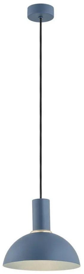 Argon 4221 - Lampadario a sospensione con filo SINES 1xE27/15W/230V d. 28 cm blu