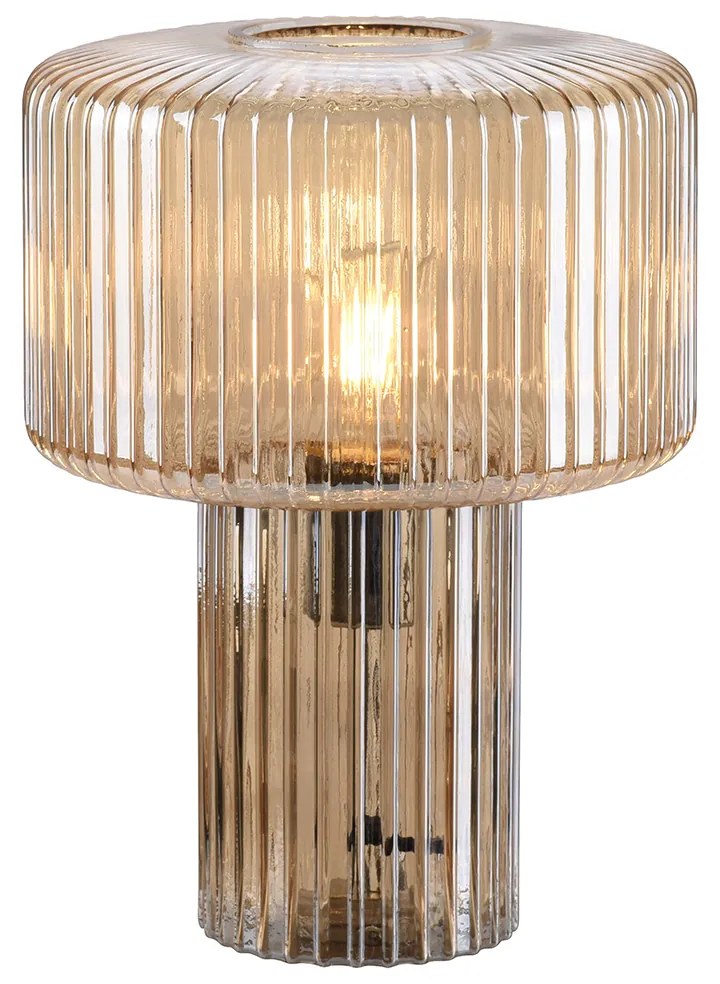Lampada da tavolo di design in vetro ambrato - Andro