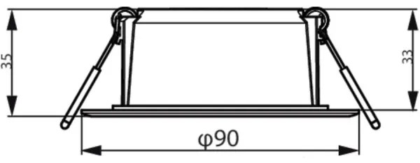 Philips - Lampada da incasso MESON LED/5,5W/230V 3000K
