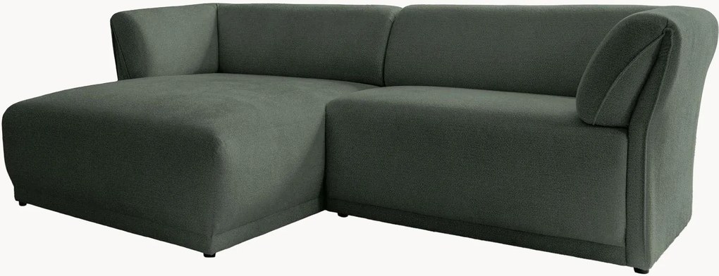 Divano angolare 4 posti in ciniglia Gatsby