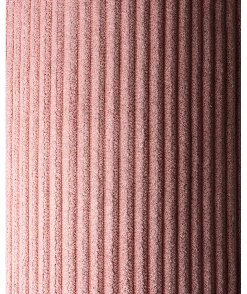 Cuscino per divano da bambini rosa con rivestimento in velluto a coste Bolster – Wigiwama