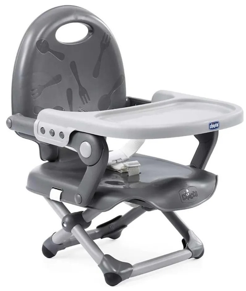 Chicco - Seggiolino portatile per bambini POCKET SNACK grigio