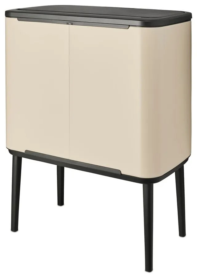 Bidone per rifiuti in acciaio beige touch 36 l Bo Touch Bin - Brabantia