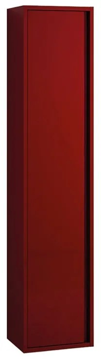 Colonna per mobile bagno Loto 1 anta P 27 x L 35 x H 160 cm laccato lucido rosso