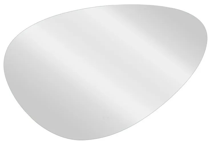 Specchio con illuminazione integrata bagno irregolare SENSEA L 120 x H 80 x P 3 cm grigio / argento