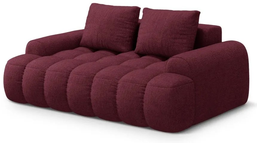 Divano burgundy 175 cm Linz – Cosmopolitan Design