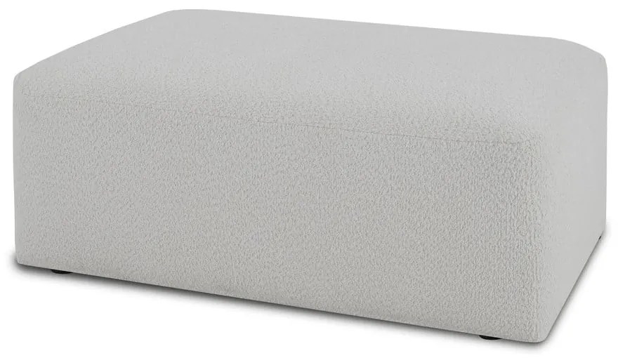 Modulo divano bianco in tessuto bouclé Roxy - Scandic