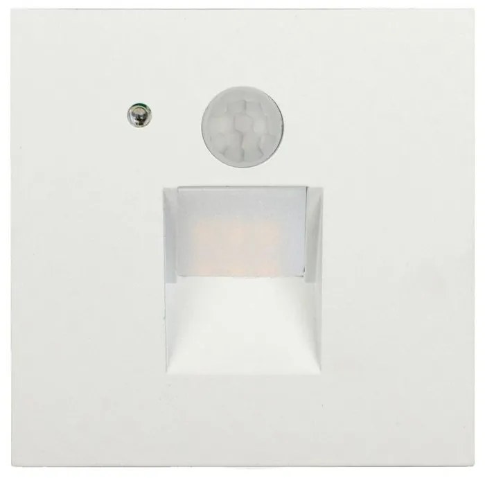 Arcchio - Neru Square LED Applique da Incasso a Parete w/Sensor White Arcchio