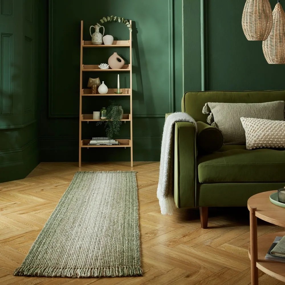 Runner verde 60x230 cm - Flair Rugs