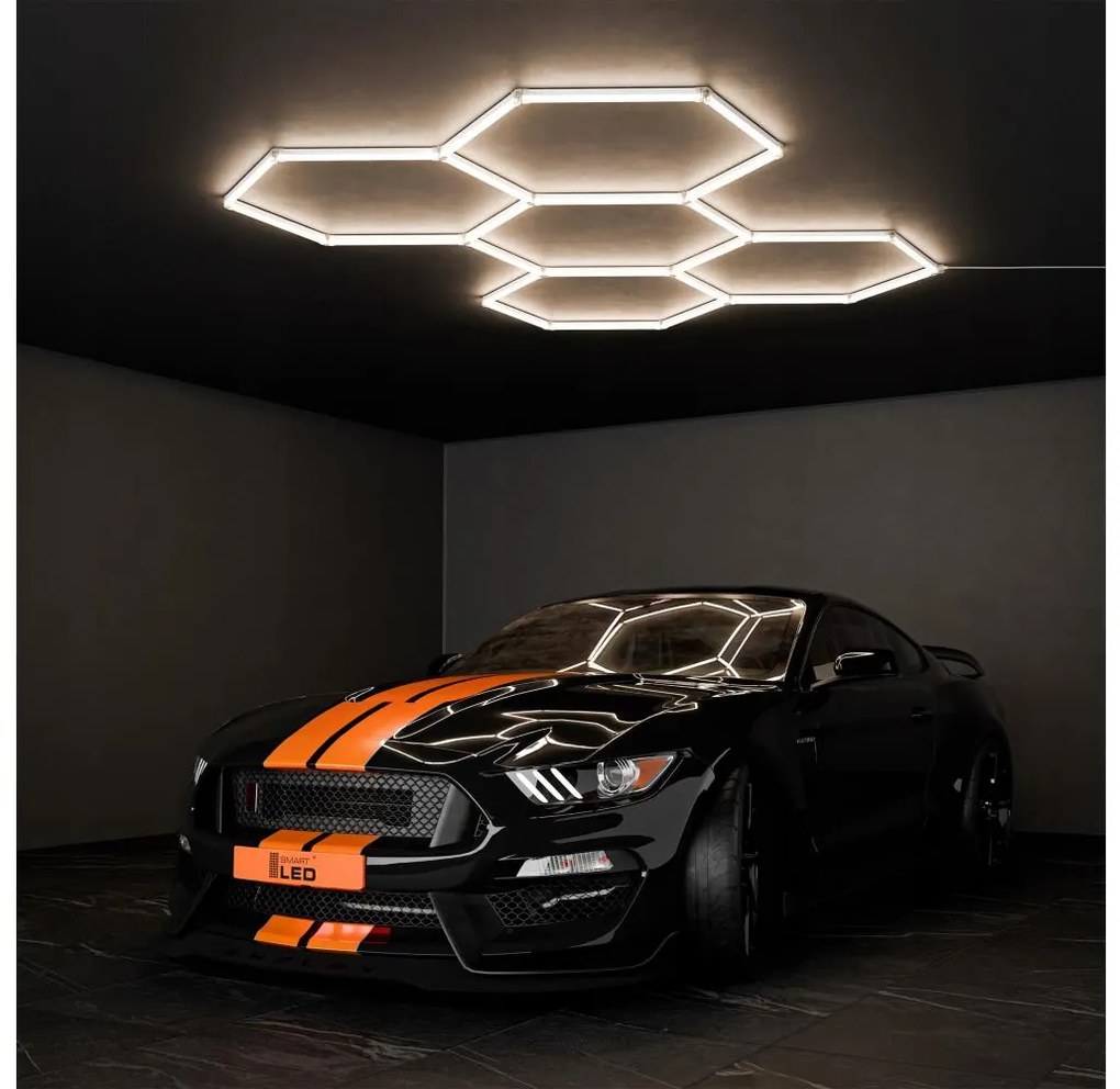 Plafoniera LED/240W/85-265V 6500K 298x209 cm CRI 90 IP44 bianca