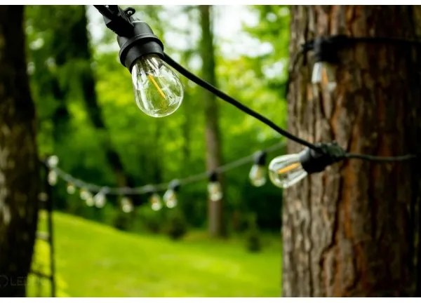 Catena decorativa da esterno MIMOSA 20xE27/1,3W/230V IP44 10m