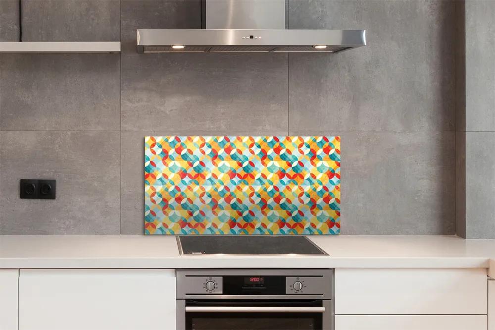 Pannello rivestimento cucina Motivi colorati 100x50 cm