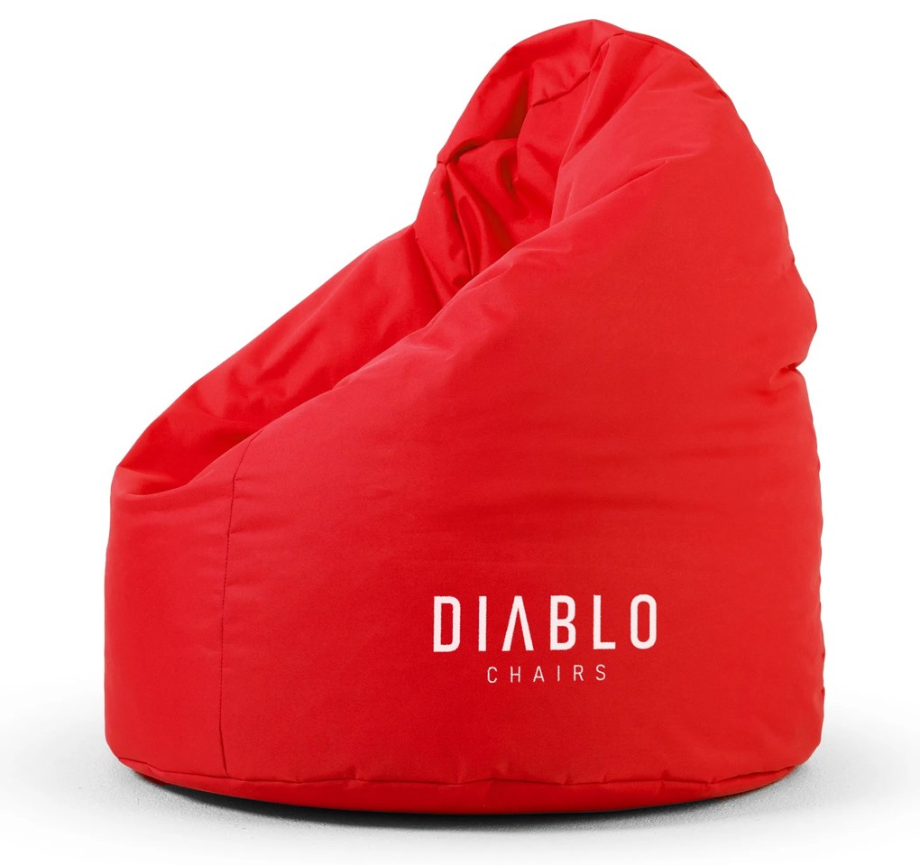 Pouf per bambini Diablo Chairs: Rosso