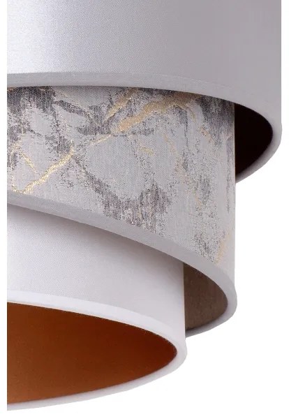 Duolla - Lampadario a sospensione con filo KOBO 1xE27/15W/230V diametro 45 cm argento/oro